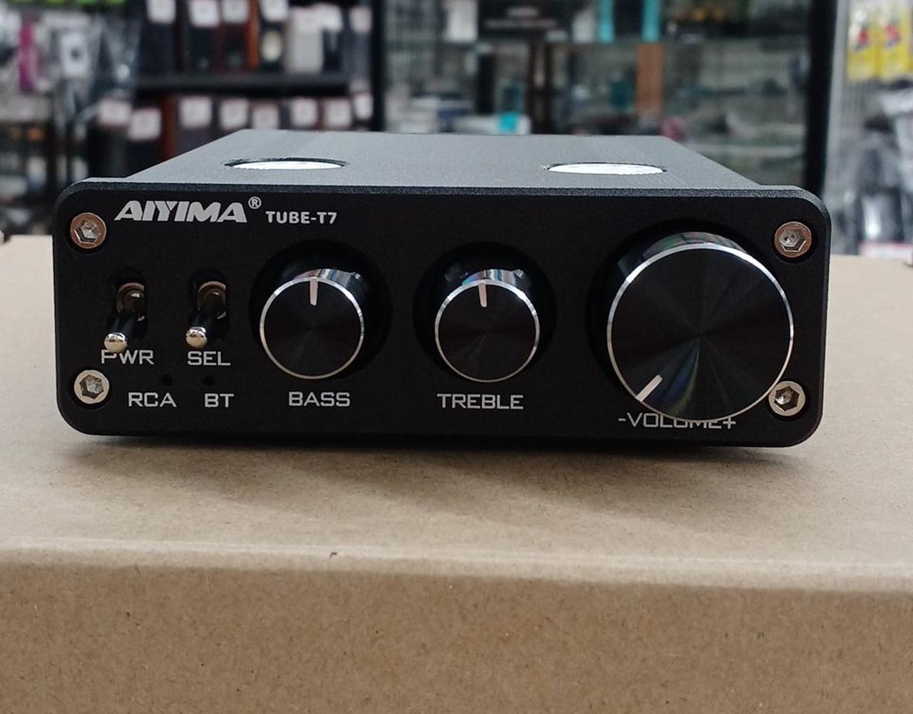 AIYIMA　TUBE　T7　真空管アンプ AIYIMA TUBE-T7 真空管プリアンプ Bluetooth5.0の通販 by ぞの's