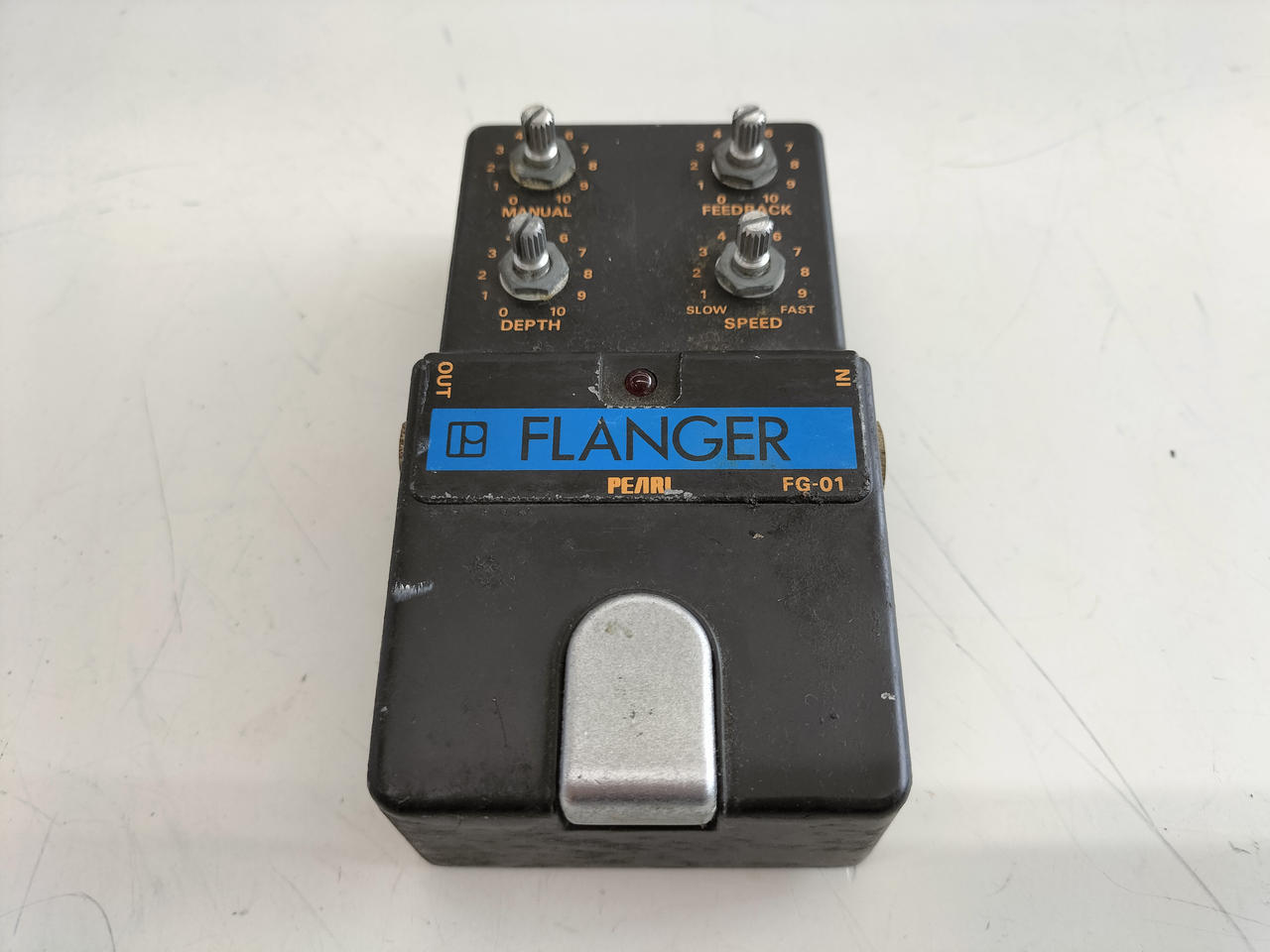 Pearl FG-01 Flangerエフェクター Vintage 1980's Pearl FG-01 Flanger Guitar Effects Pedal w