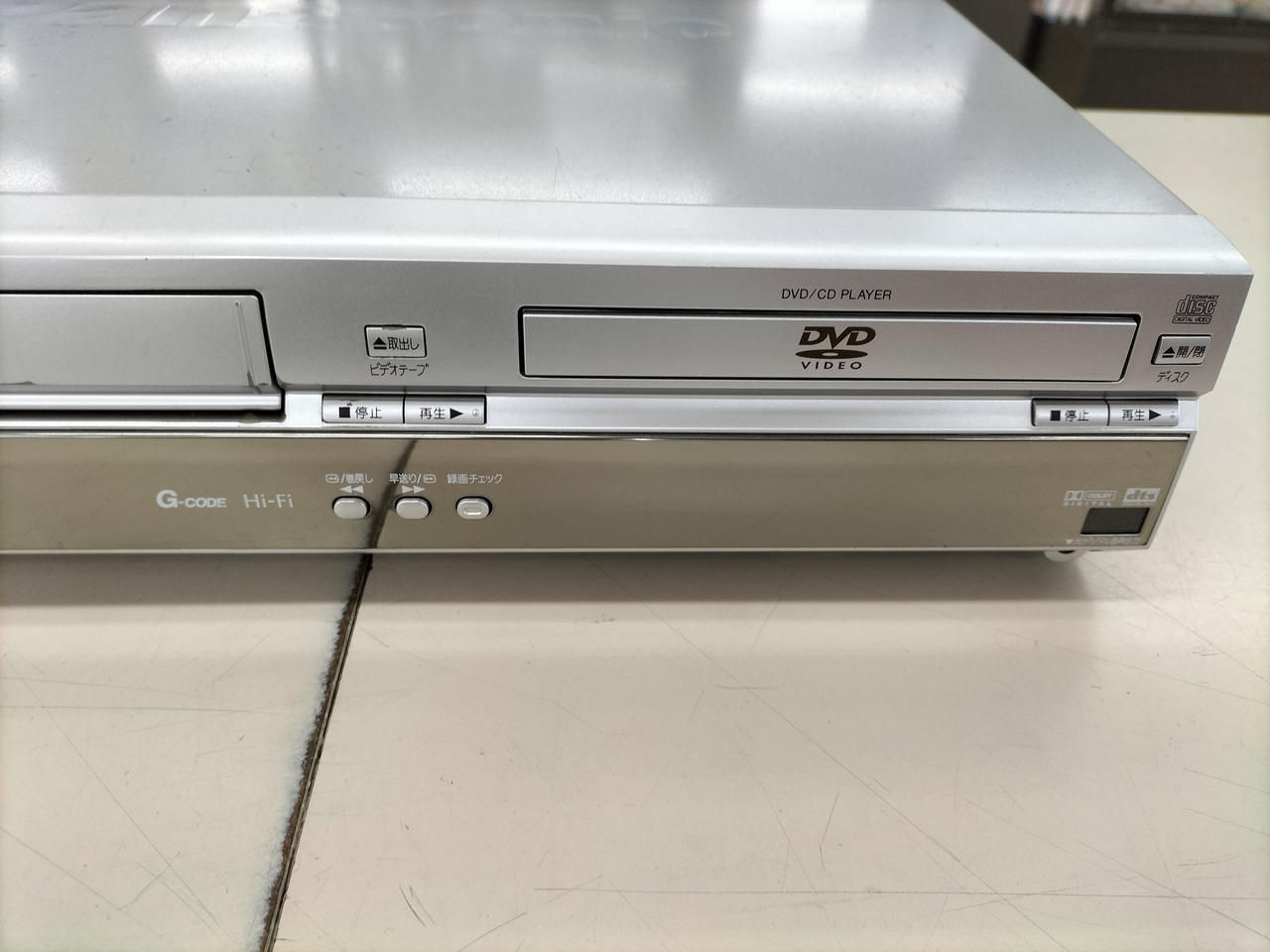 ［Panasonic］NV-VHD1   VHS／DVDレコーダー 概要 DVDプレーヤー一体型Gコード付ハイファイビデオ NV