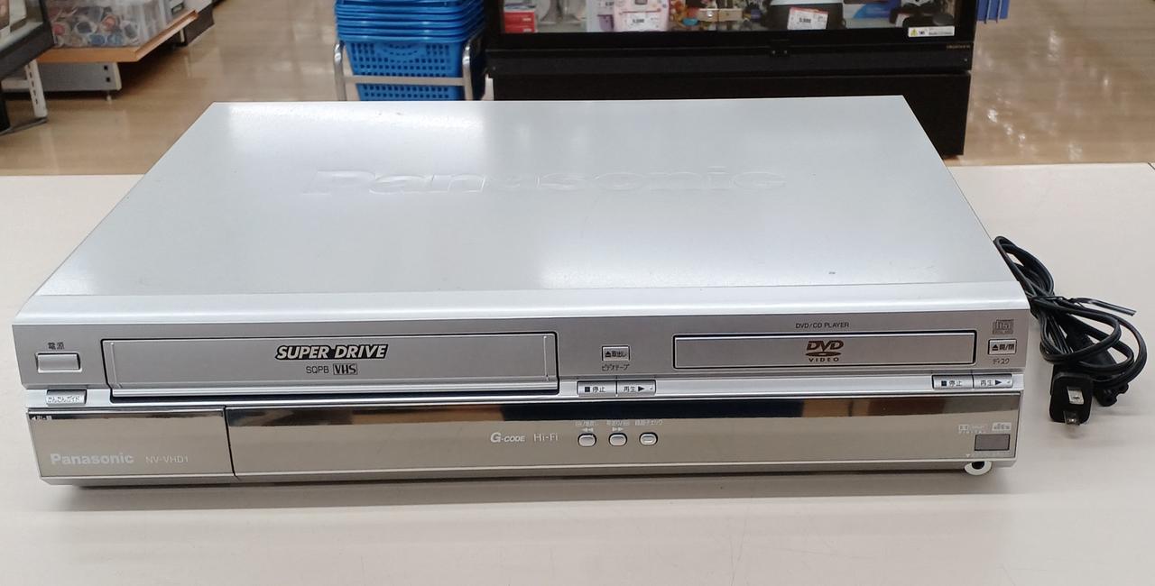 ［Panasonic］NV-VHD1   VHS／DVDレコーダー PANASONIC|PANASONIC DVD/VHSデッキ NV-VHD1|HARDOFFオフモール