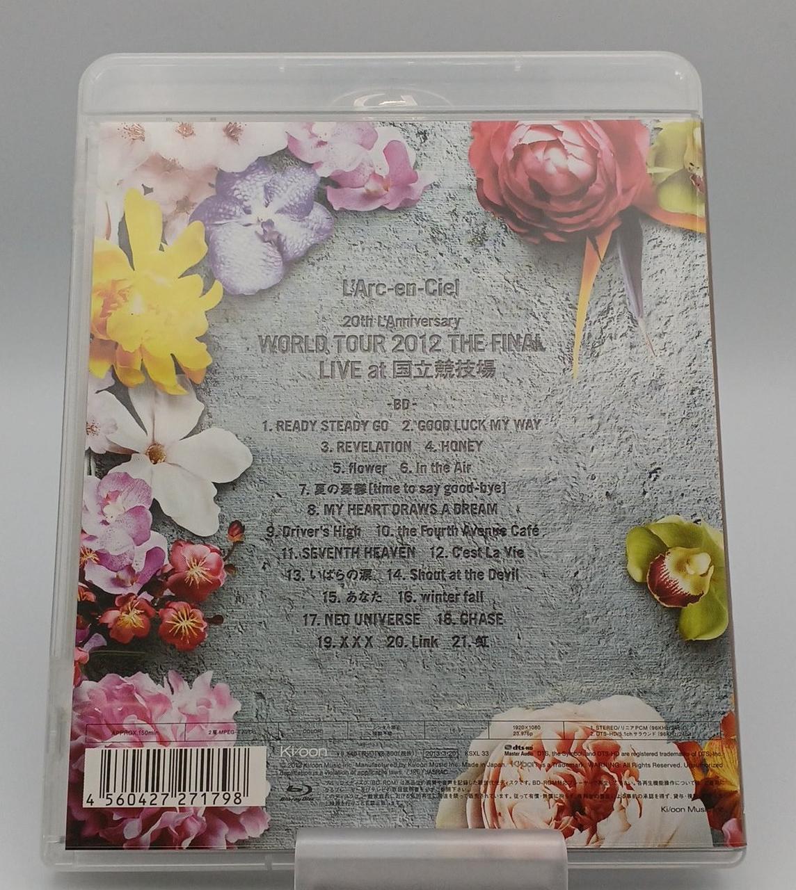 L'Arc~en~Ciel 20thAnniversary LIVE 花柄 L'ARC-EN-CIEL|20TH L'ANNIVERSARY WORLD TOUR|HARDOFFオフ