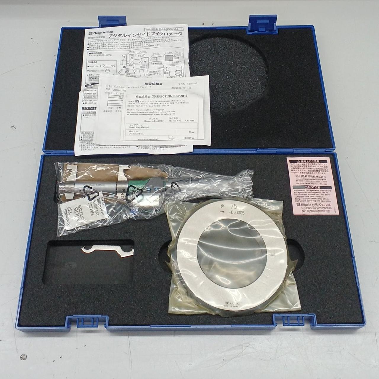 新潟精機 QEM133-25 デジタル外側マイクロメーター【野田愛宕店】【店頭取引限定】【未使用】管理番号：ITD77MC8R1X1 製品情報｜デジタル外側マイクロメータ｜新潟精機株式会社｜新潟精機