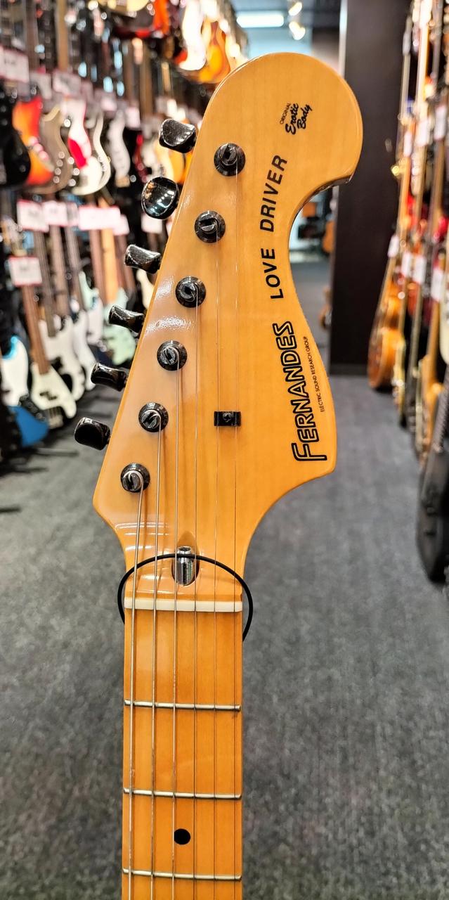 Fernandes エレキギター オレンジ　動作未確認 FERNANDES (フェルナンデス) エレキギター ※トグルスイッチ故障