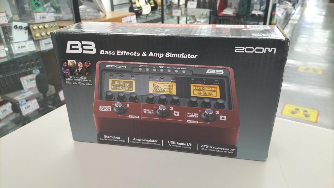 K*o様 Zoom B3 ベースエフェクター B3 Bass Effects & Amp Simulator Pedal | Zoom