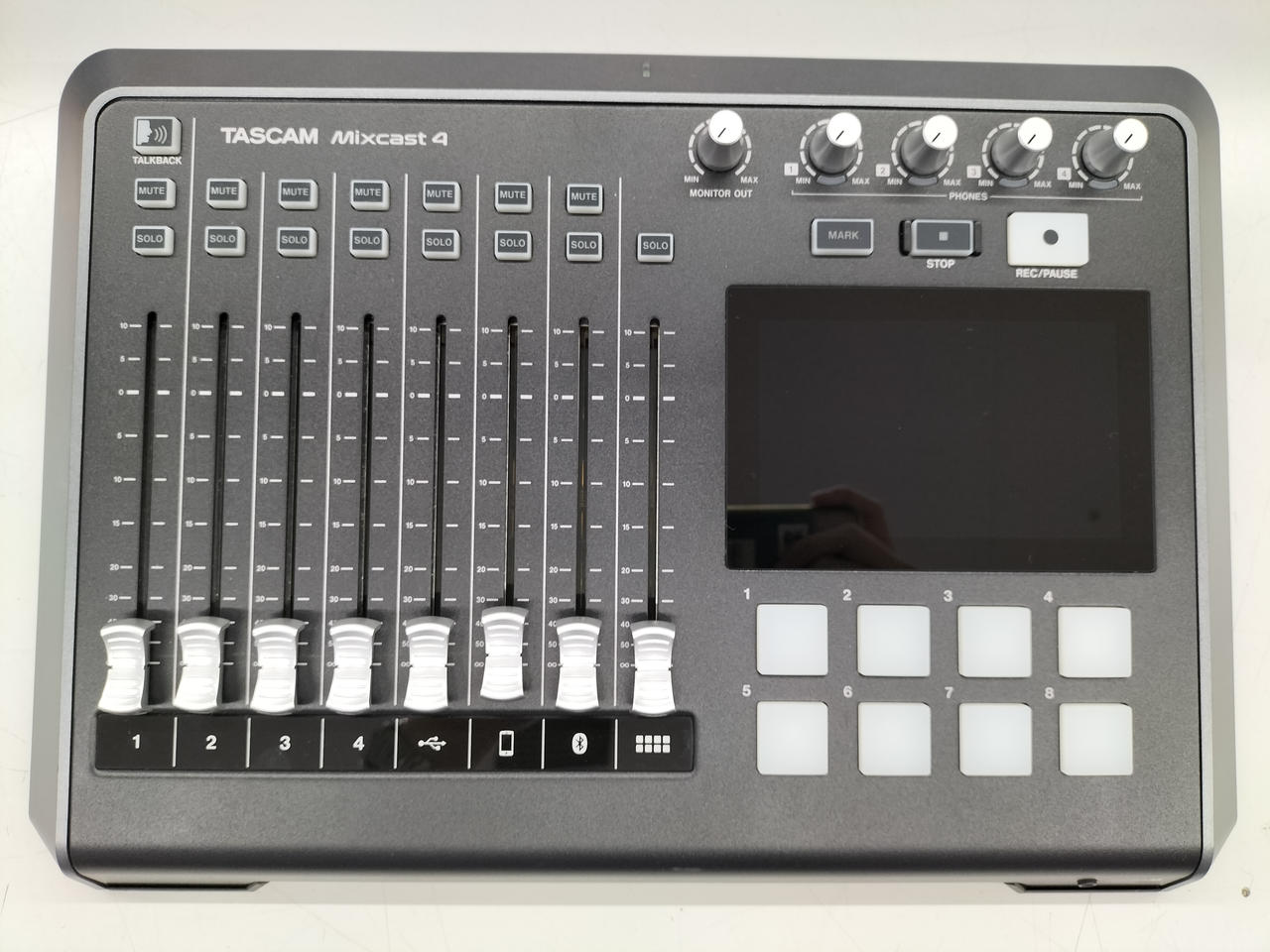 【美品】TASCAM(タスカム) Mixcast4 ポッドキャストレコーダー Mixcast 4 | Podcast Mixer, Recorder, USB Audio Interface