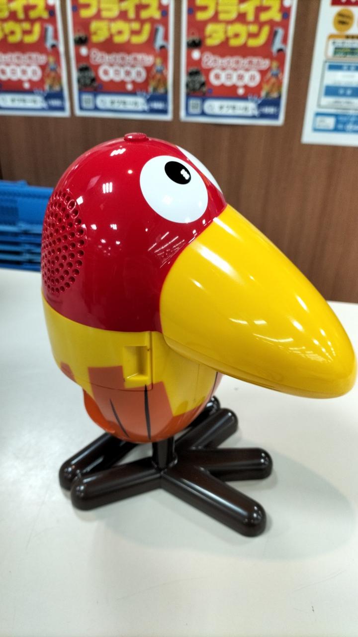 未使用】キョロちゃん 目覚まし時計 チロルチョコ 傷あり 音鳴ります