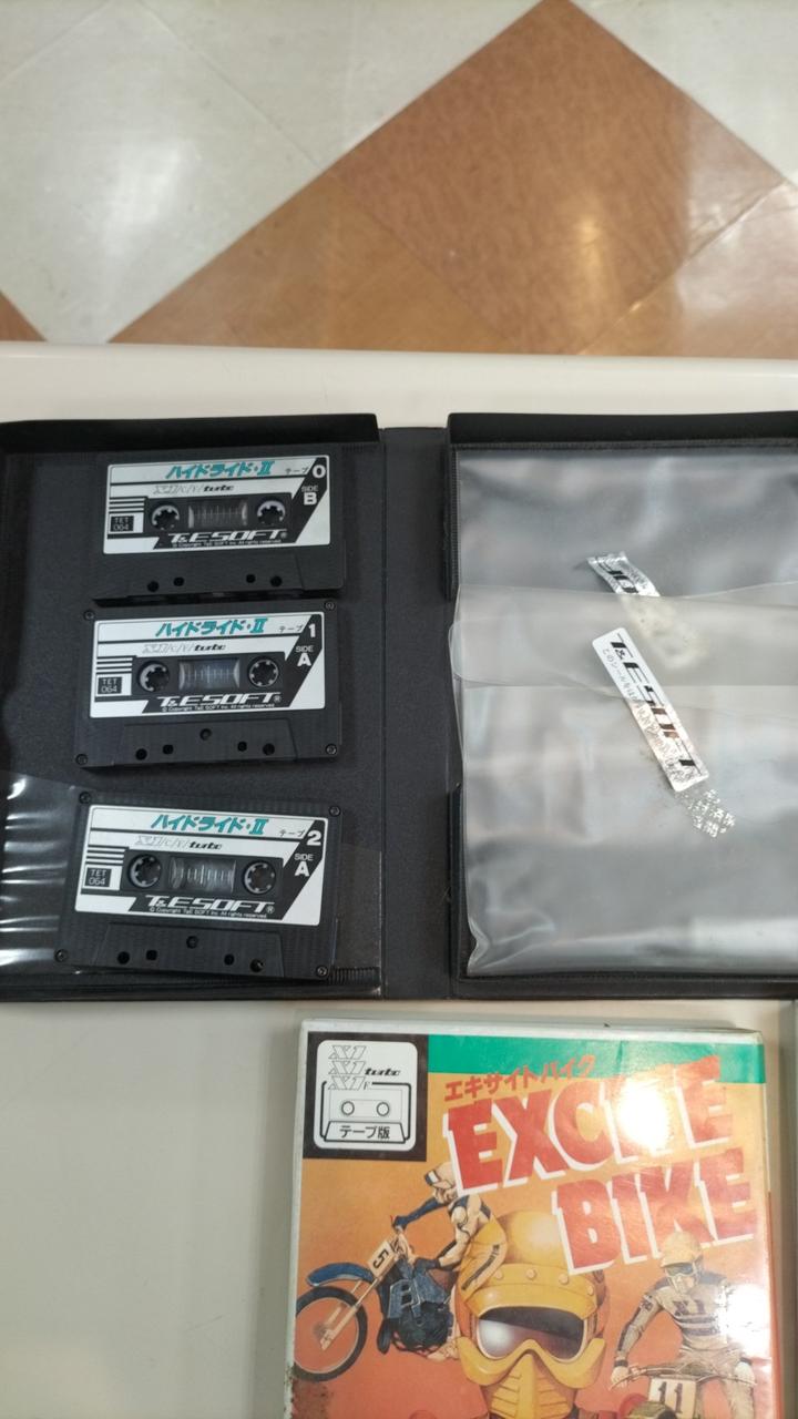 アプリケーションテープ シャープ X1/F用のカセットテープ(ジャンク