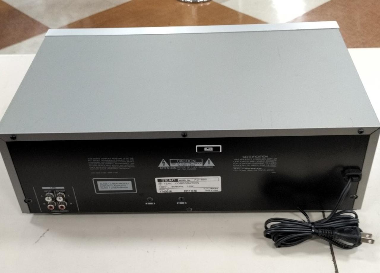 【美品・動作保証】TEAC カセットデッキ/CDプレーヤー AD-850 Amazon | TEAC CDプレーヤー AD-850 | ティアック(Teac