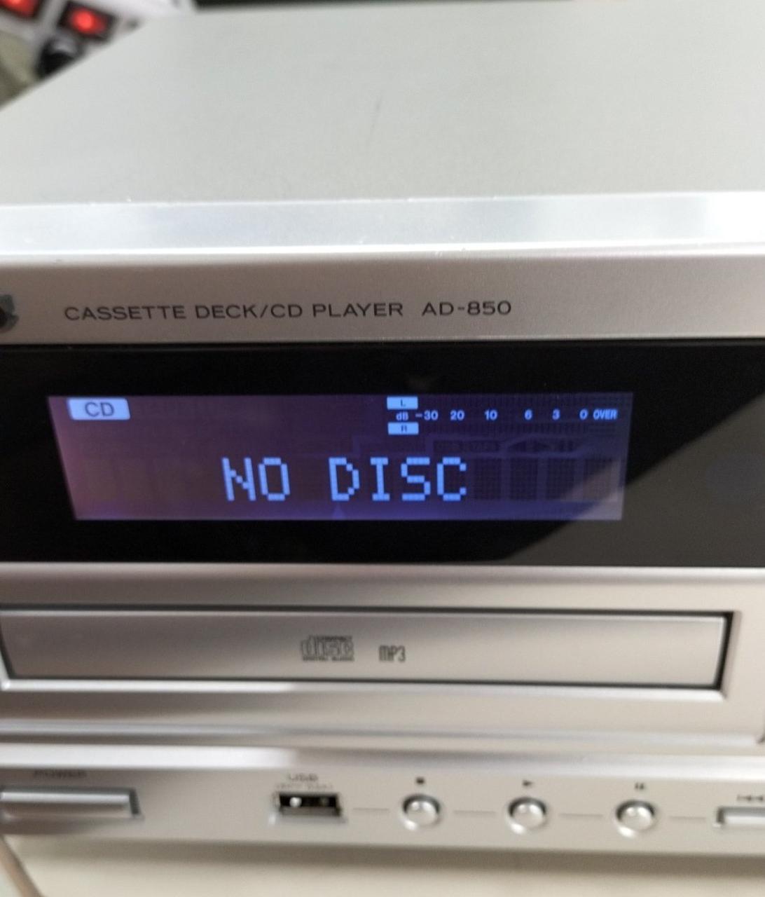 【美品・動作保証】TEAC カセットデッキ/CDプレーヤー AD-850 AD-850-SE | カセットデッキ/CDプレーヤー | ブランド,TEAC