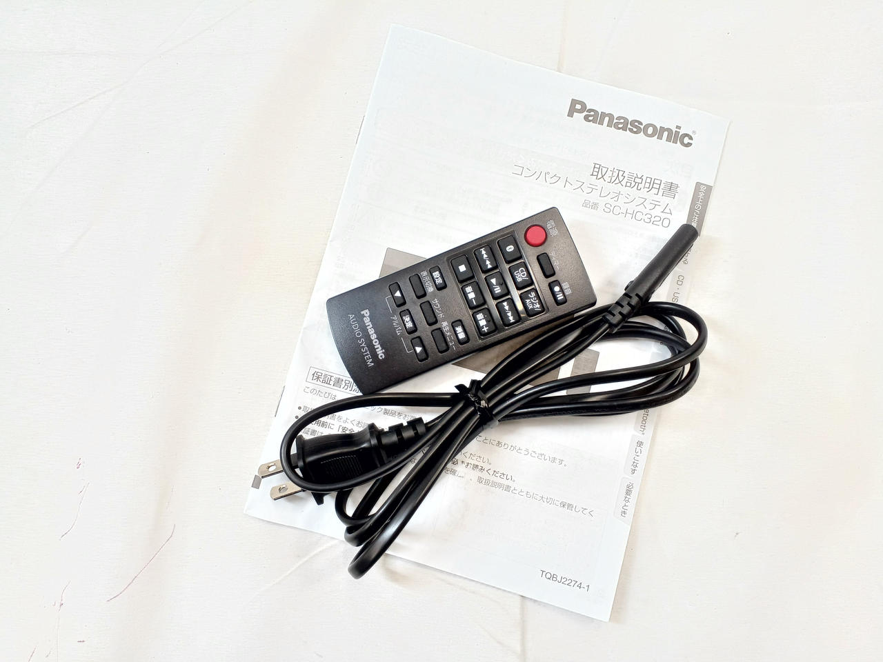 Panasonic ミニコンポ　SC-HC320-W (2024年製美品) Panasonic Panasonic（パナソニック） コンパクトステレオ