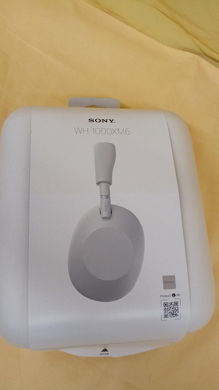 ジャンク品 ソニー WH-1000XM6 プラチナシルバー ワイヤレスヘッドホン