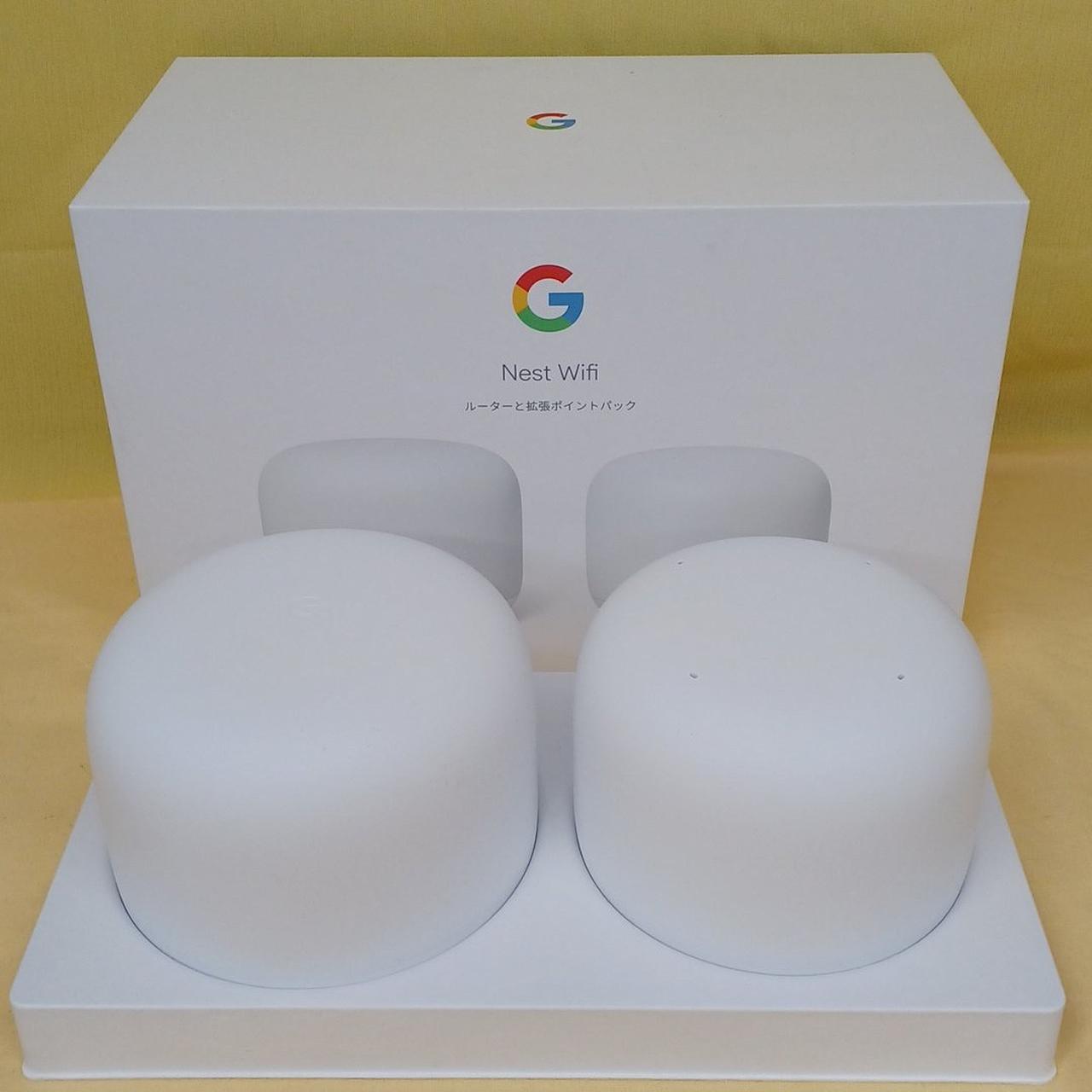 新品　Google Nest ルーターと拡張ポイント GA00822-JP Google Nest Wifi ルーターと拡張ポイント GA00822-JP Google