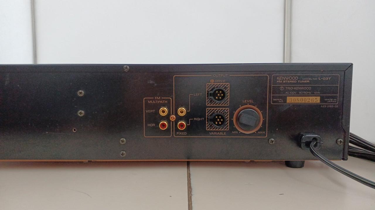 KENWOOD★FM専用ステレオチューナー L-03T ケンウッド★中古 Yahoo!オークション -「l-03t」の落札相場・落札価格