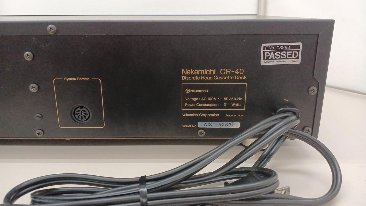 NAKAMICHI|カセットデッキ|【ハードオフ公式通販】オフモール