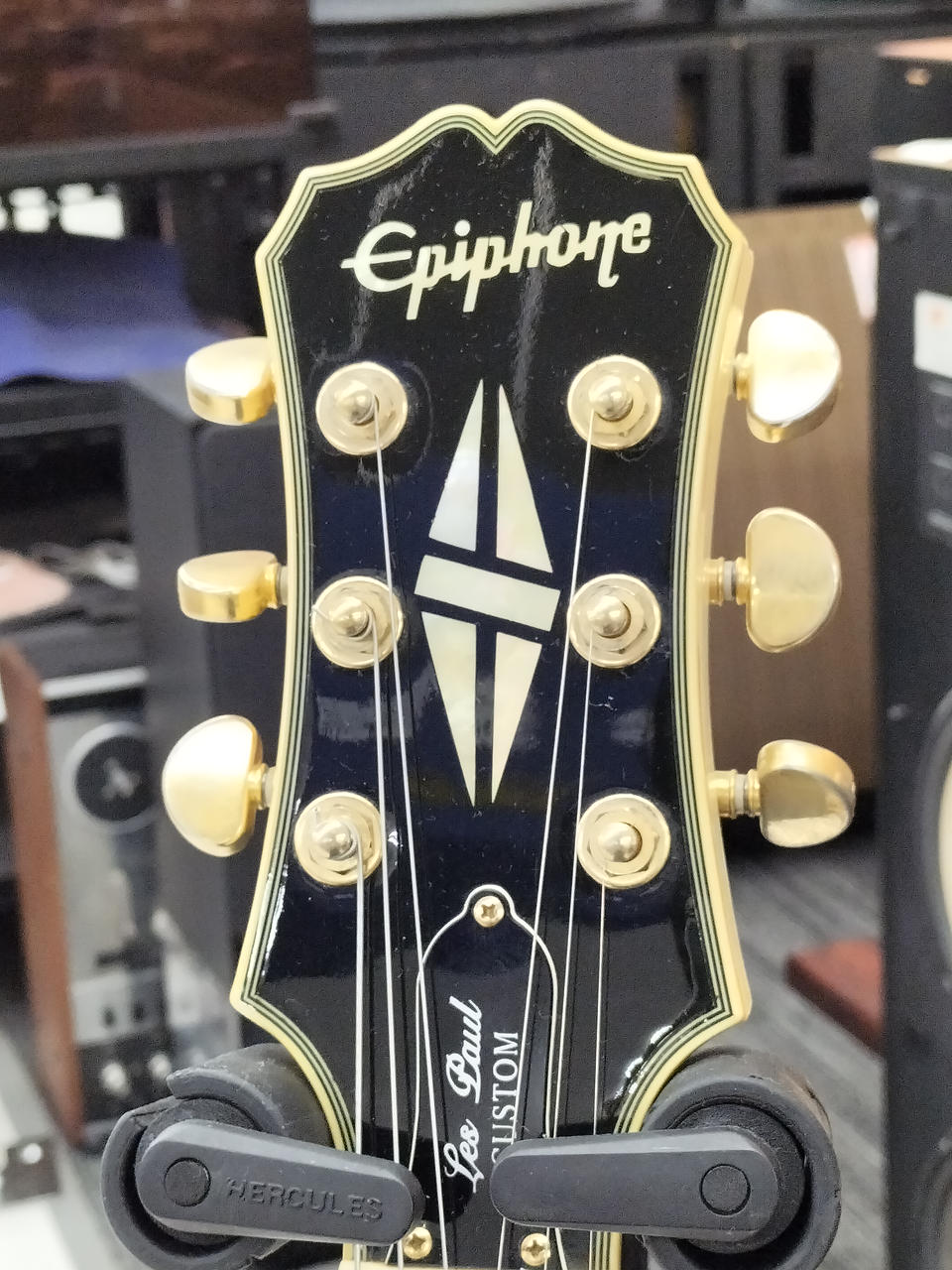 5*0様 美品！　エピフォン　レスポールカスタム　ハードケース付き！ 5*0様 美品！ エピフォン レスポールカスタム ハードケース付き