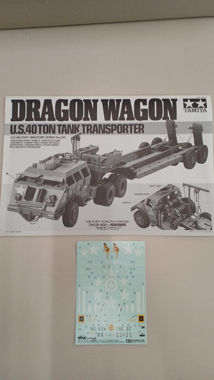 タミヤ 1/35 アメリカ 40トン戦車運搬車 ドラゴンワゴン 未組立 タミヤ 1/35 ミリタリーミニチュアシリーズ アメリカ 40トン戦車運搬車