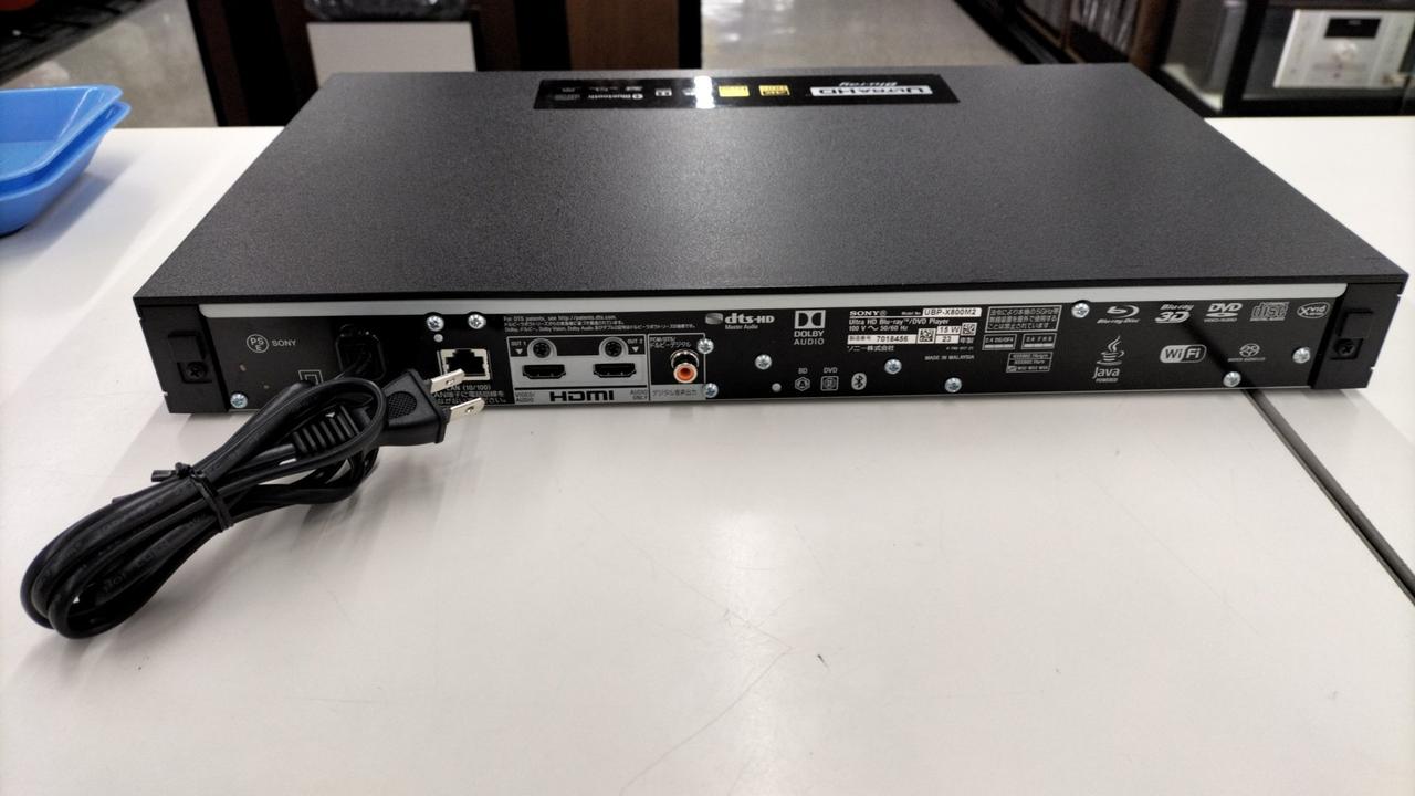 SONY UBP-X800M2 ブルーレイプレーヤー(4K対応) 3D、SACD再生可