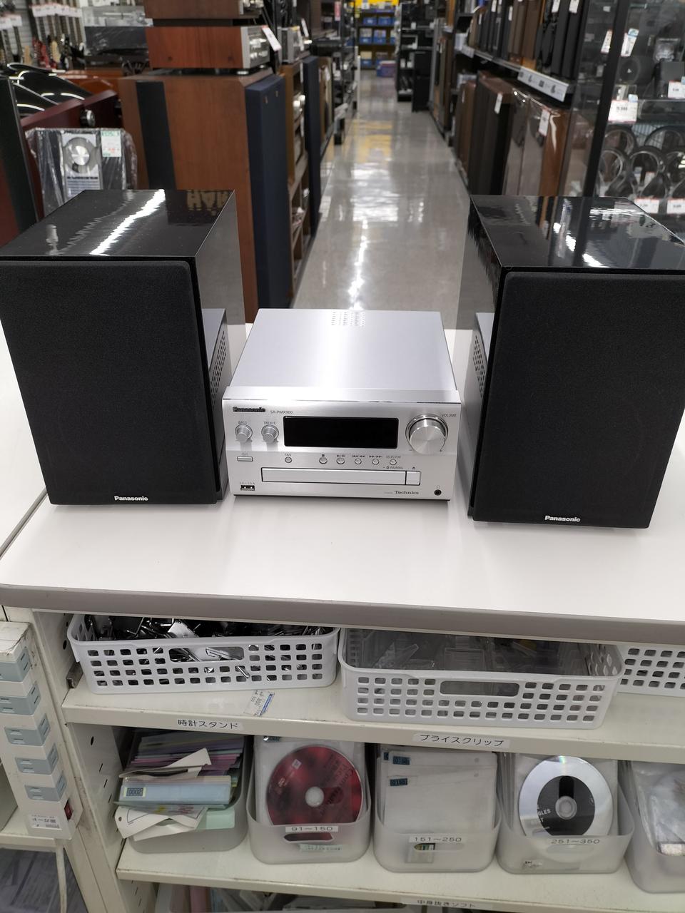 ★美品★Panasonic CDステレオシステム シルバー&ブラック 音響良好 Amazon.co.jp: Panasonic CDステレオシステム シルバー SC-PMX9