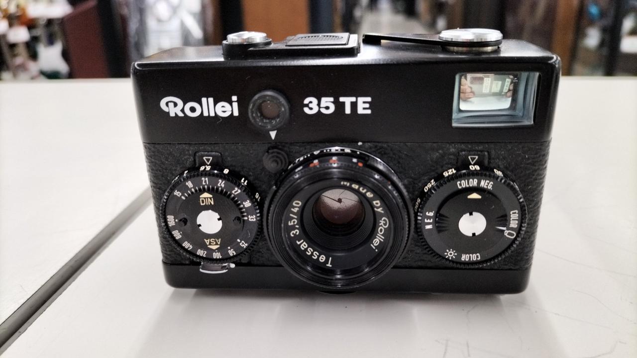 フィルムカメラ Rollei35te 中古】Rollei ローライ 35S ブラック コンパクトフィルムカメラ