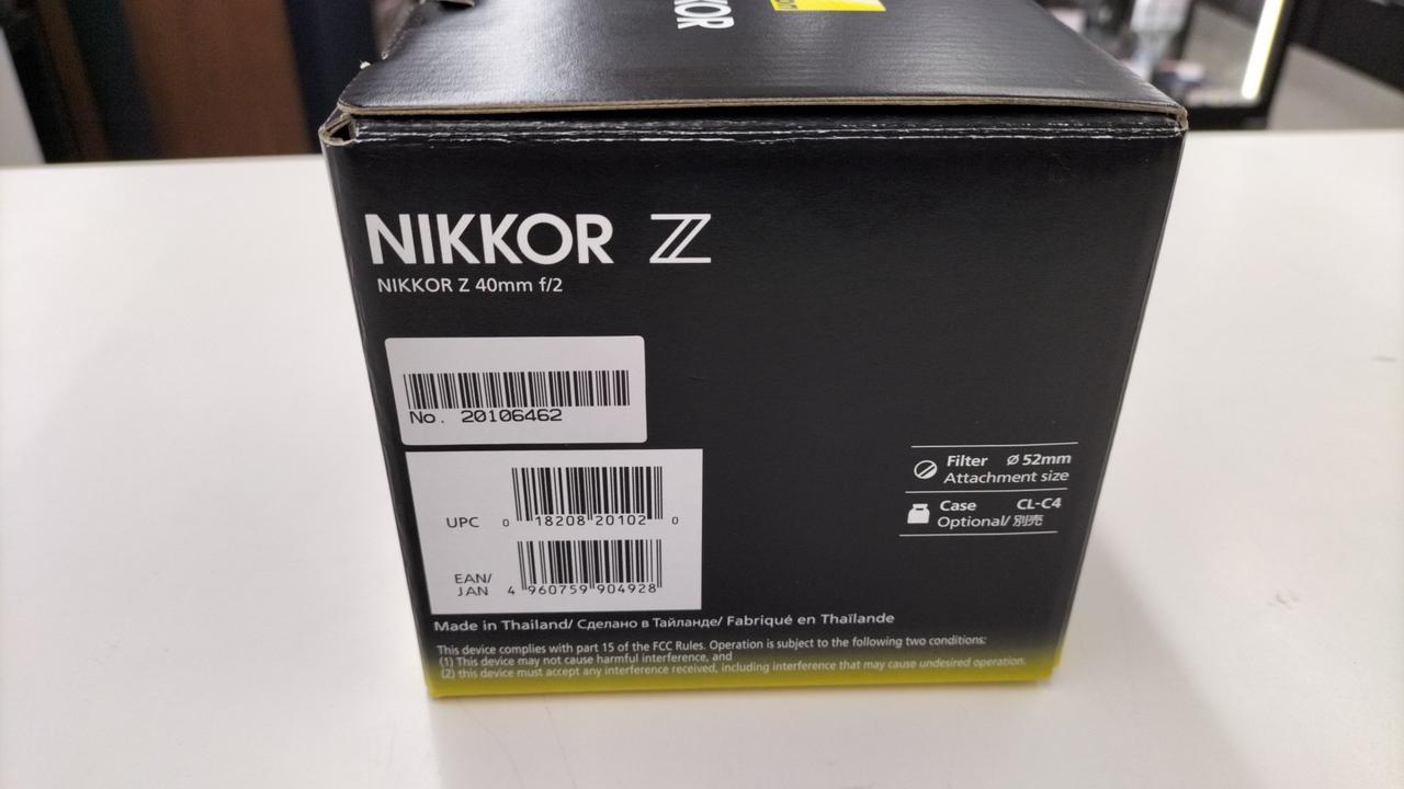 【こころん】Nikon単焦点レンズ 箱無し レンタル] ニコン NIKKOR Z 26mm f/2.8 広角単焦点レンズ
