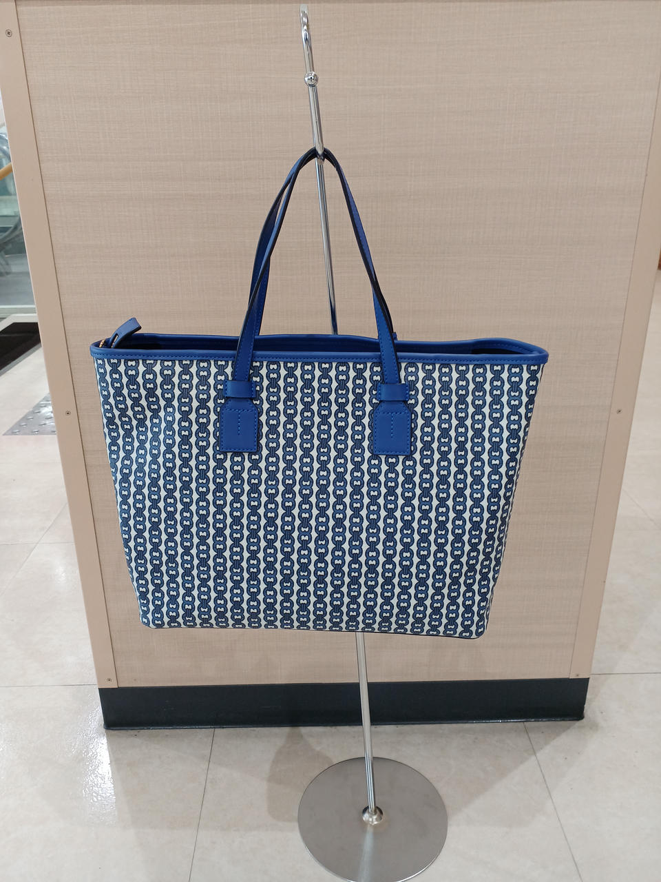 ★Tory Burch★ ツイル トートバッグ ギンガム 送料関税込 TORY BURCH|2WAYバッグ|HARDOFFオフモール（オフモ