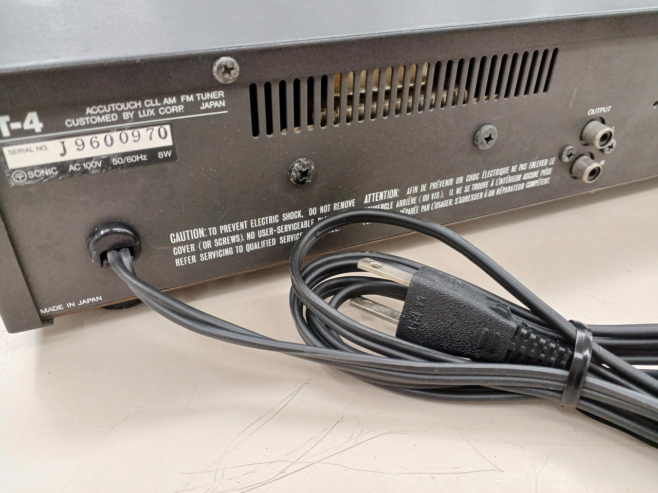 Luxman T-4FM/AMラジオ受信機チューナー LUXMAN T-4 FM/AM切り替え改善 - トラブルシューター