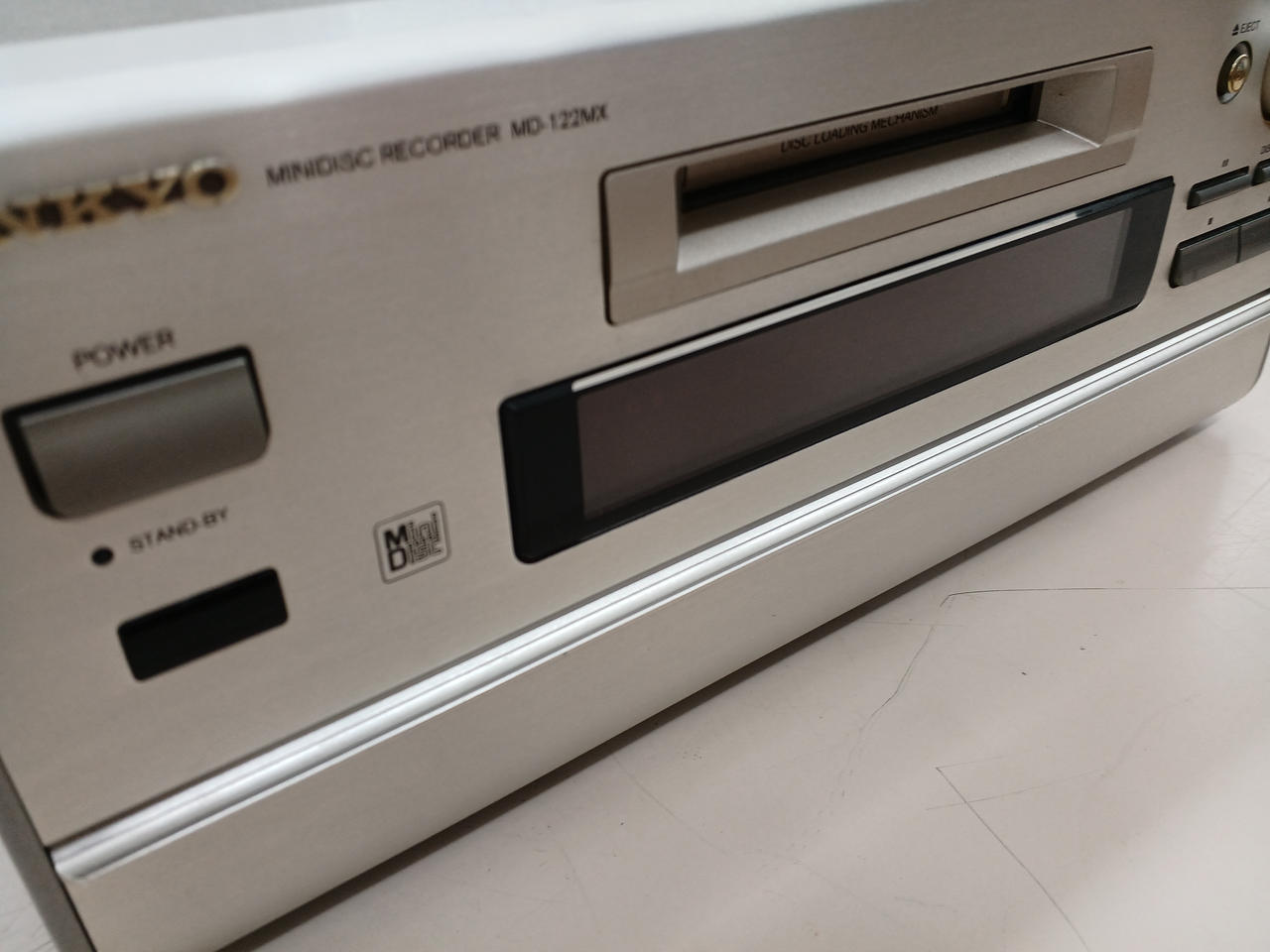 値下げ中　 オンキョー MD-122MX MDデッキ MD-122MX ONKYO MDデッキ オンキョー 音出し確認済み ジャンク