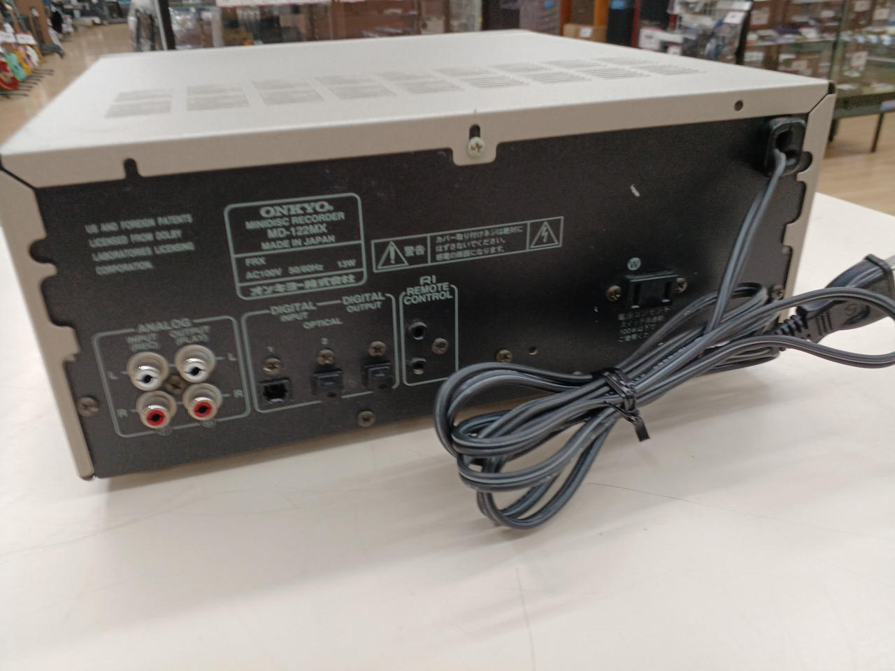 値下げ中　 オンキョー MD-122MX MDデッキ MD-122MX ONKYO MDデッキ オンキョー 音出し確認済み ジャンク
