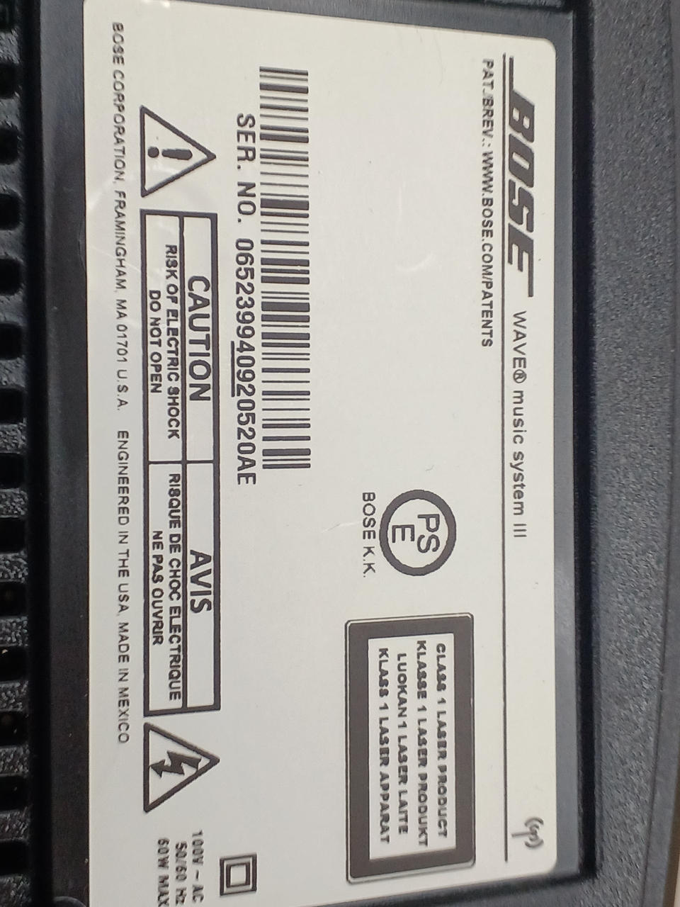 BOSE|※ジャンク※CDシステム|HARDOFFオフモール（オフモ