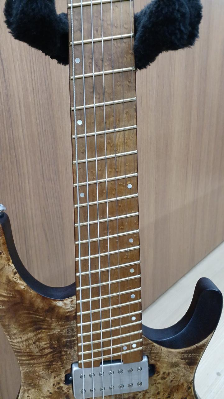 【パパピピ】【美品】H1007B KOA エレキギター 7弦 LTD H-1007B KOA エレキギター【エルティーディー