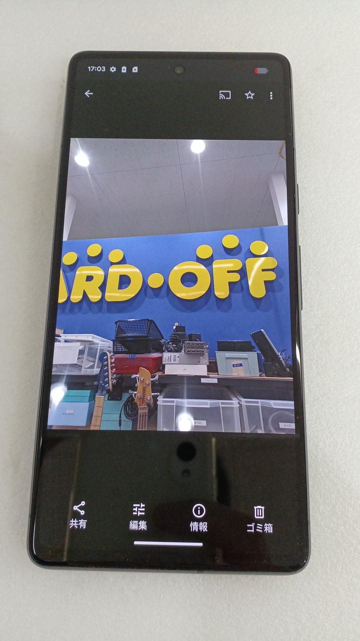 ☆【44461WM】 ジャンク docomo Google Pixel 7a チャコール 128GB SIM