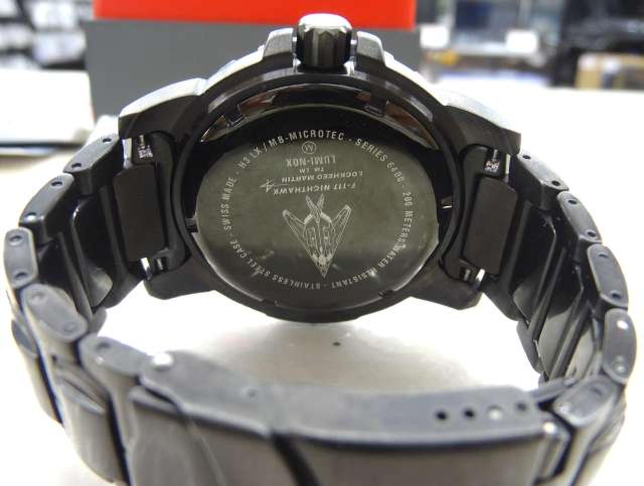 美品ルミノックスLUMINOX/クォーツ腕時計/アナログ/BLK3180 箱付き ルミノックス(LUMINOX)|クォーツ・アナログ腕時計|HARDOFFオフモール