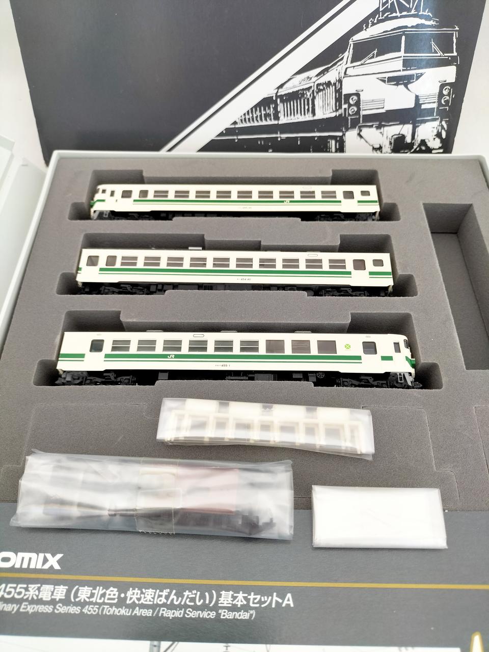 TOMIX JR455系（東北色・快速ばんだい）基本セットA JR 455系電車（東北色・快速ばんだい）基本セットA｜製品情報