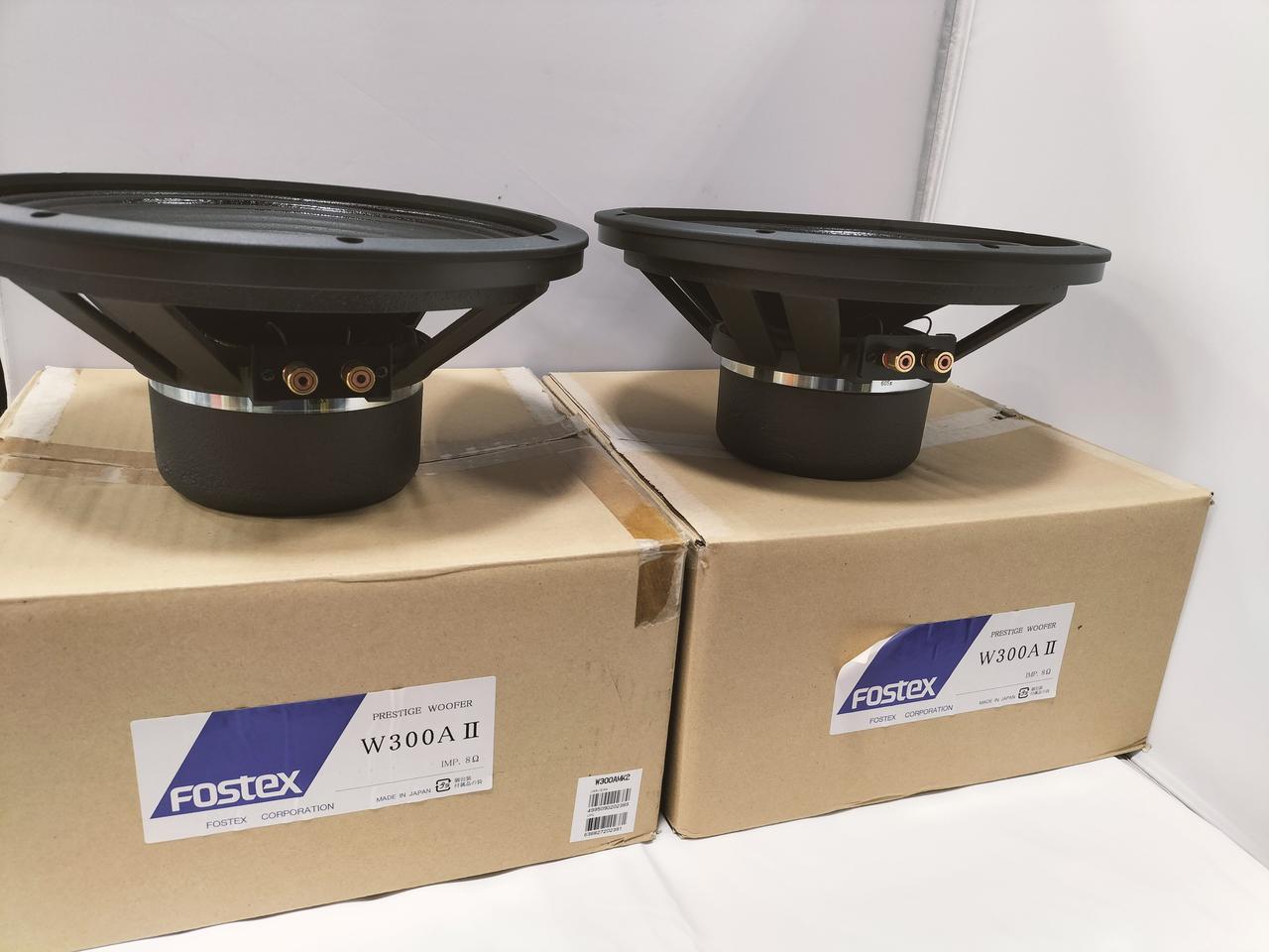 貴重 FOSTEX W300AⅡ アルニコ マグネット ウーファー ペア フォステクス