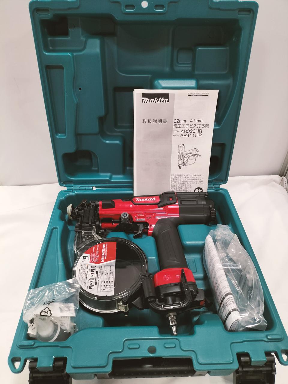 マキタ AR320HR 高圧エアビス打ち機 ※差込部エア漏れ少しあり【市川