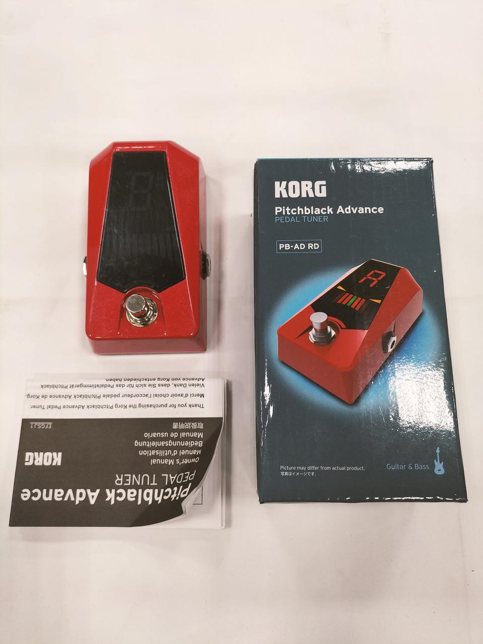 即発送 KORG PB-CS チューナー　箱説明書付き 楽天市場】KORG ペダルチューナー Pitchblack XS PB-XS