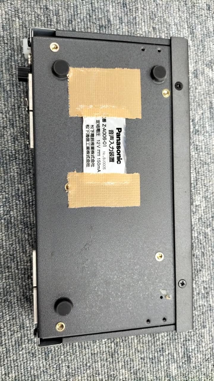 ゴム足欠品あり
シリアルプレート剥がれ