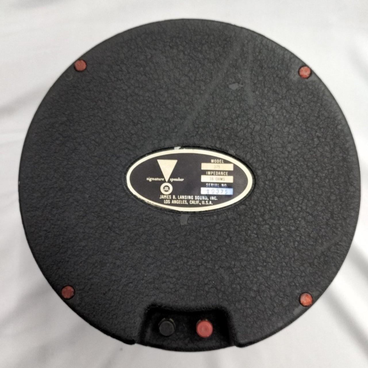 JBL 375 16Ω ドライバー　ペア　レッド・ワックス有り！美品！ JBL 375 16Ω ドライバーユニット ペア - 中古オーディオの販売や