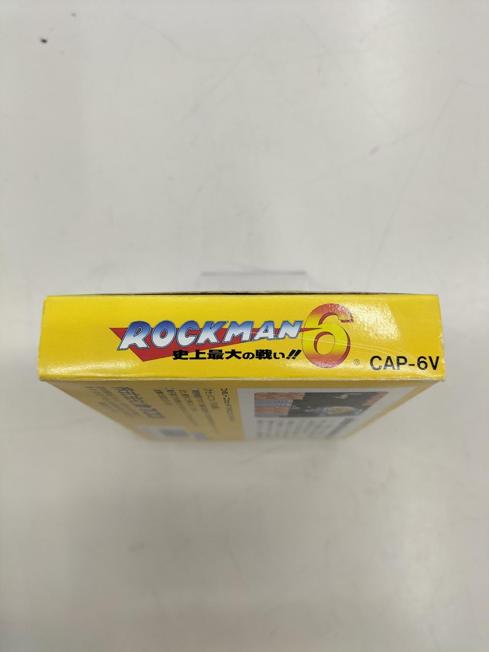 希少！CAPCOM ROCKMAN 6 カセット (CAP-6V) 1993年製 Rockman 6 Nintendo Famicom Capcom 1993 Japanese Version CAP