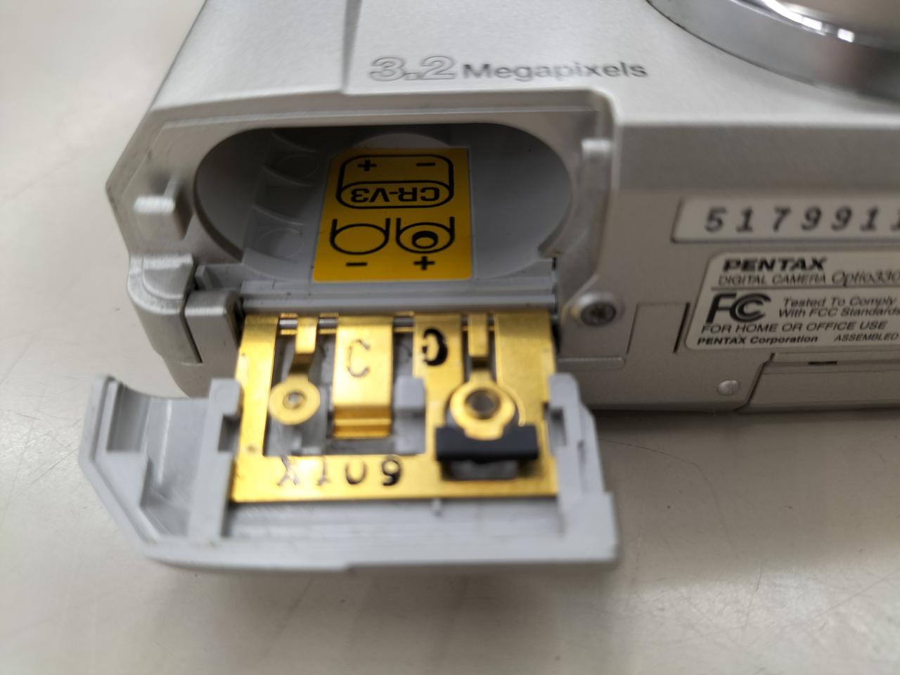 【動作確認済み】PENTAX OPTIO330GS デジタルカメラ 単三電池 動作確認済み】PENTAX OPTIO 330GS デジタルカメラ 単三電池