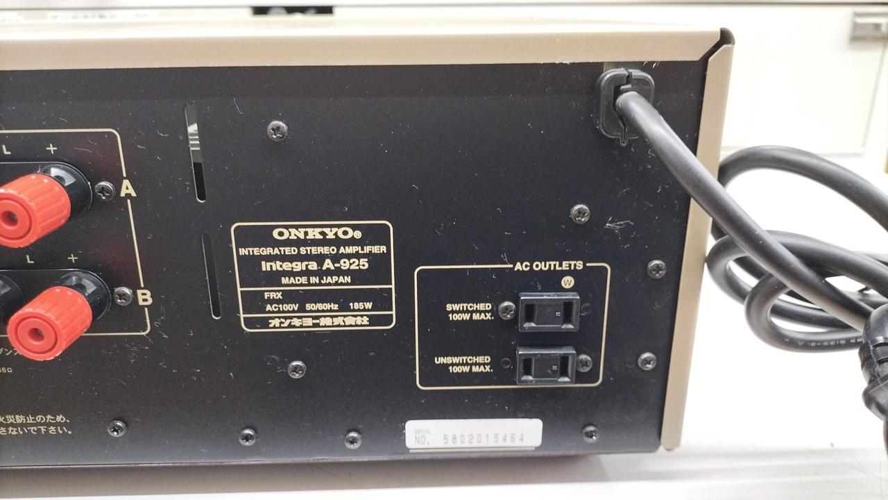 オンキョー(ONKYO)|【ガリ、ベタつきあり】プリメインアンプ|【ハード