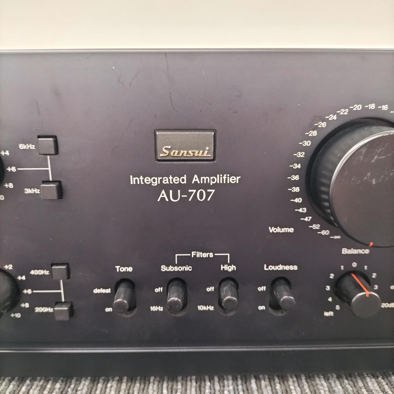 Sansui AU-707F アンプ SANSUI AU-707F Extra プリメインアンプ 昭和50年代のアンプ
