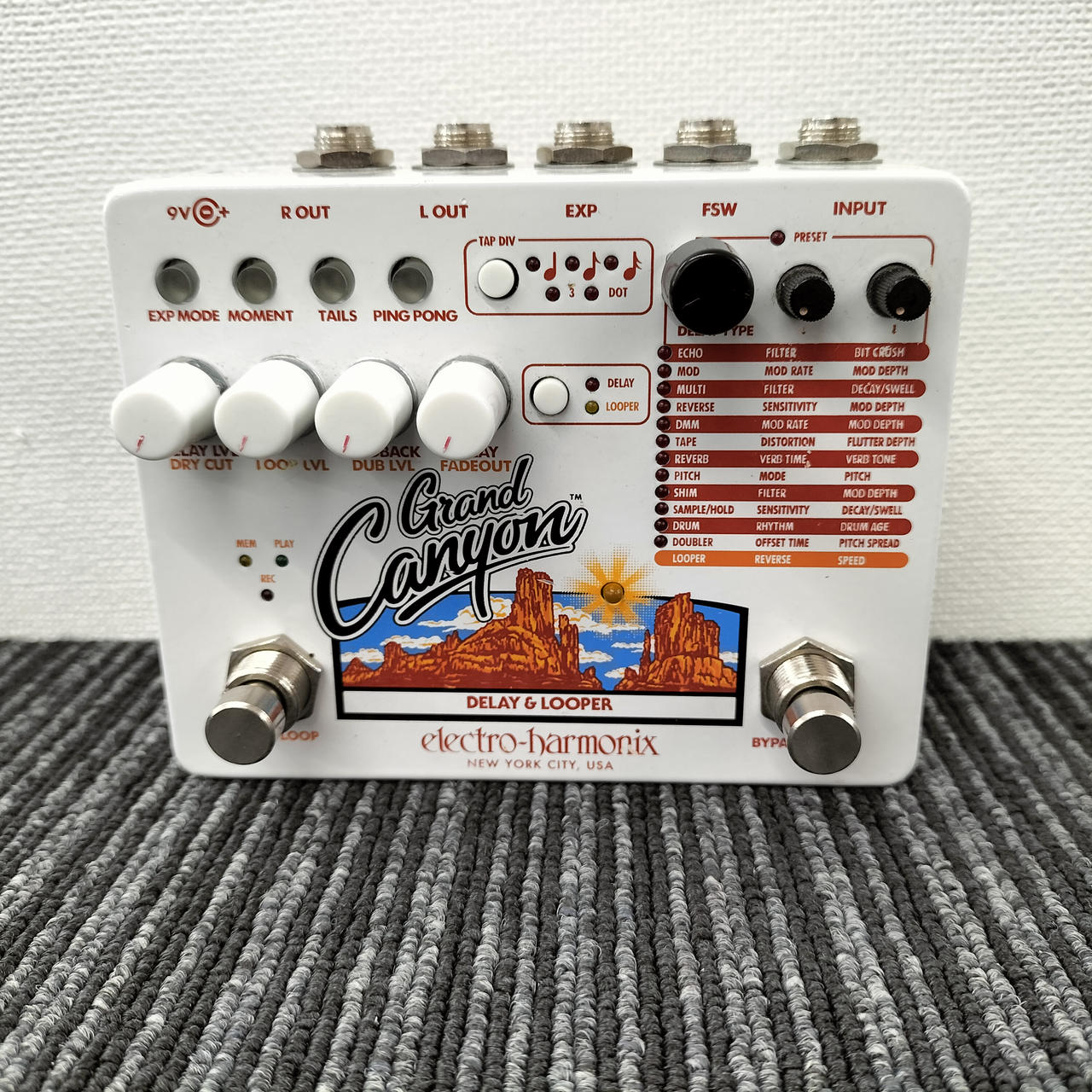 エレハモ Grand Canyon ルーパー + ディレイ 空間系 Amazon | electro-harmonix エレクトロハーモニクス