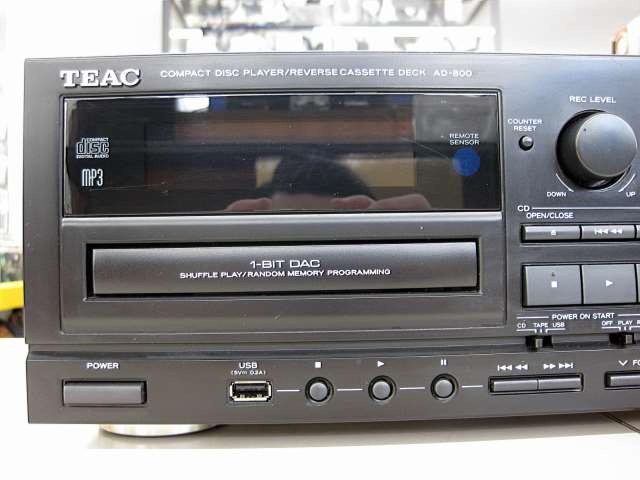 TEAC AD-800 CDプレーヤー カセットレコーダー USB録音 動作品 TEAC、カセットデッキ搭載CDプレーヤー「AD-800」 - 価格.com