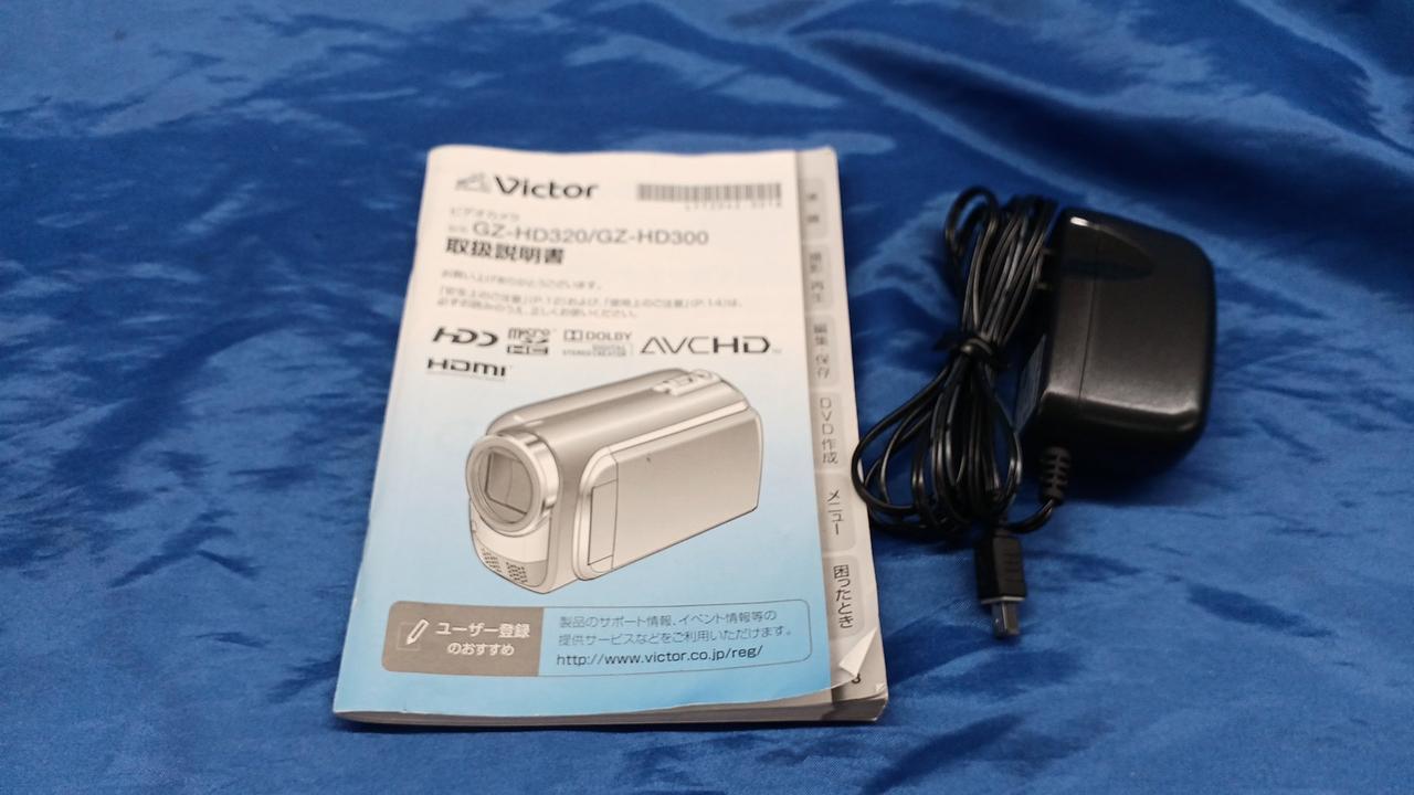 VICTOR GZ-HD7 ビデオカメラ　箱付き　説明書付き　動作確認済 gz-hd7_std.jpg