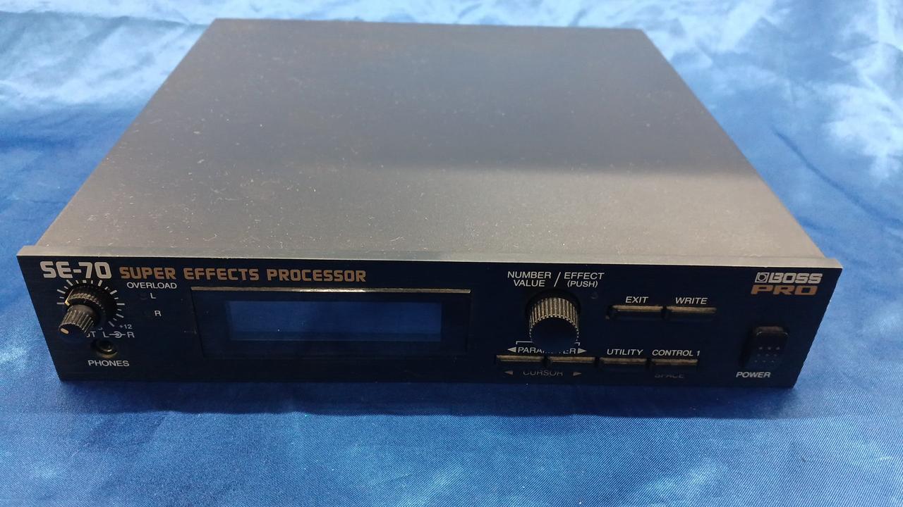 BOSS　SE-70 　マルチエフェクター なつかし楽器道場'93年 エフェクター「BOSS SE-70」- e楽器屋.com