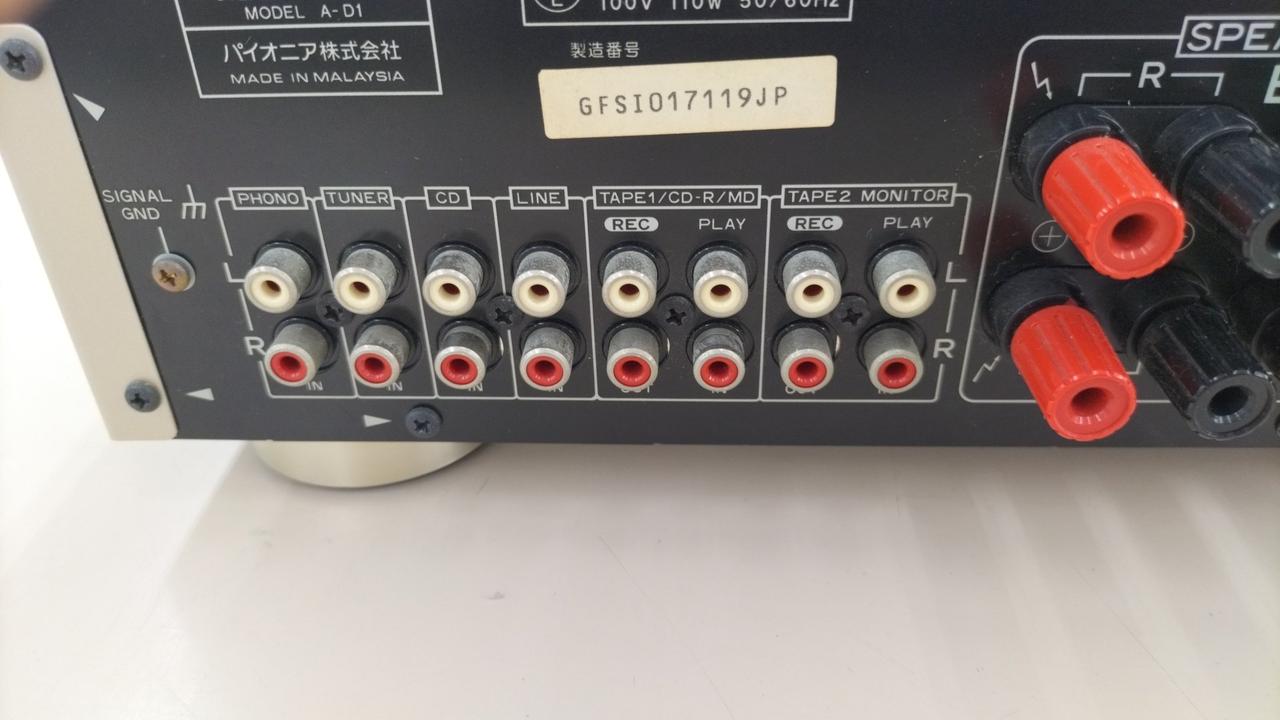 パイオニア　プリメインアンプ　A-D1 Pioneer A-D1の仕様 パイオニア