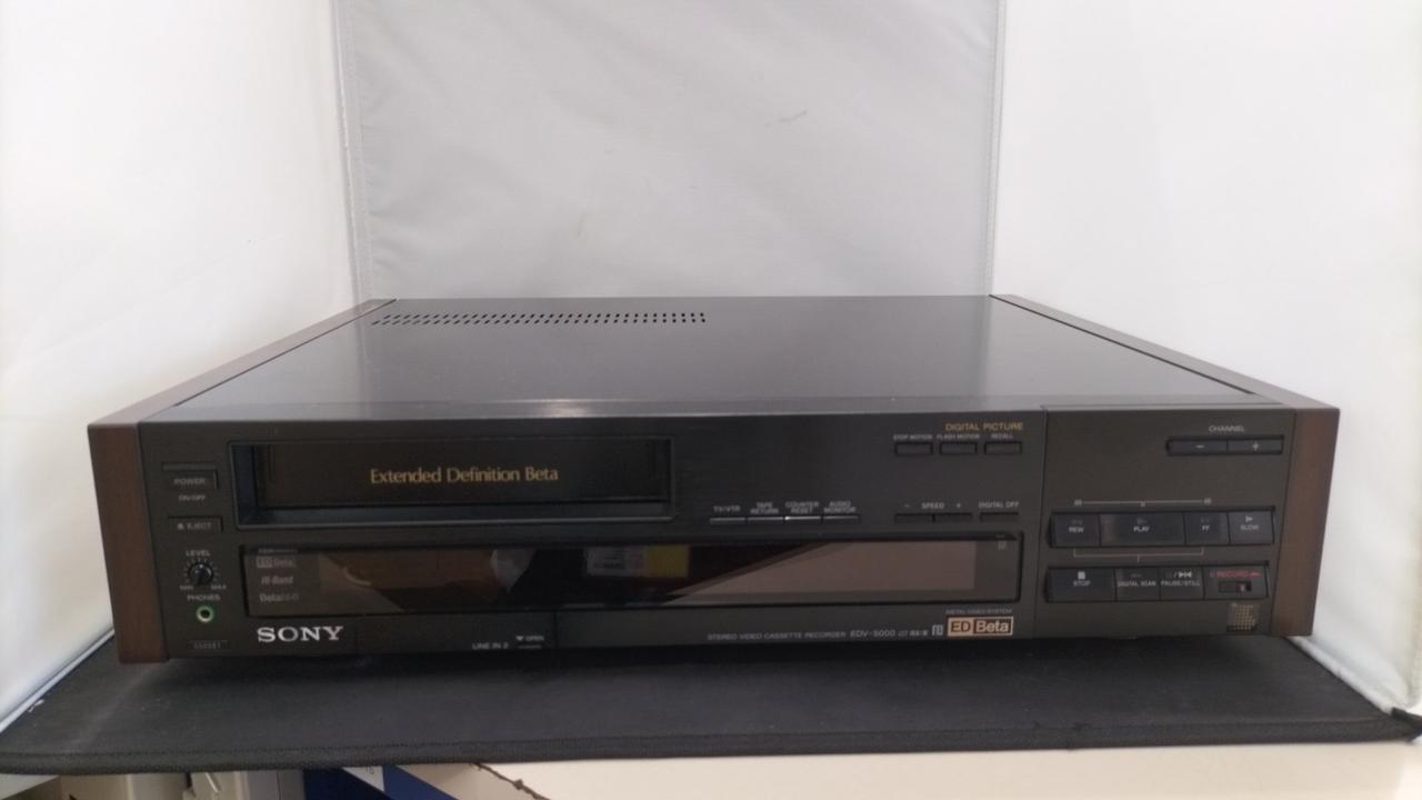 ＳＯＮＹベータ・デッキＥＤＶ－５０００ Amazon | EDベータビデオデッキ ソニー EDV-5000 | SONY(ソニー