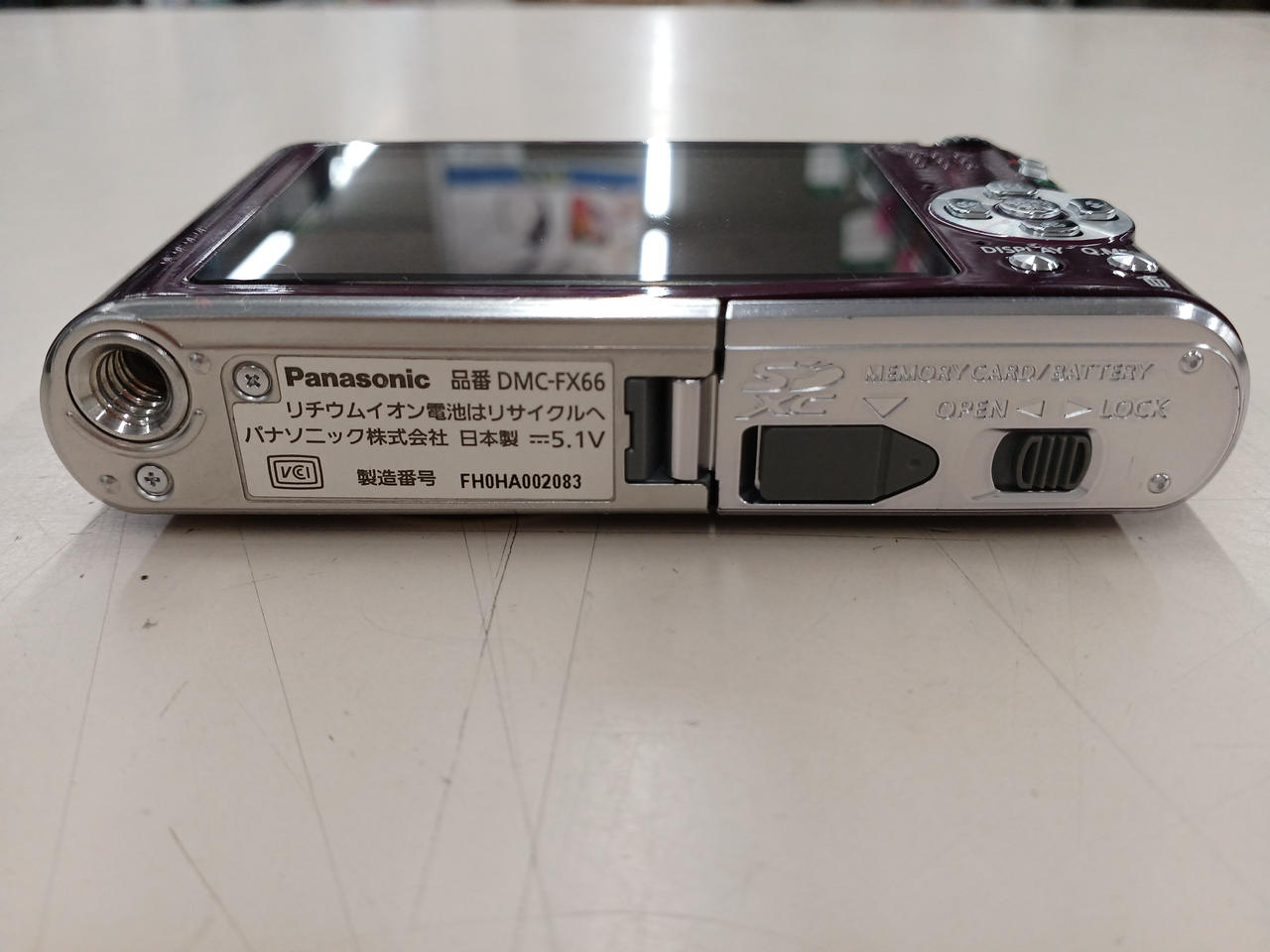 Panasonic パナソニック　デジタルカメラ　DMC-FX66 シルバー 概要 デジタルカメラ DMC-FX66 | LUMIX（ルミックス） ミラー