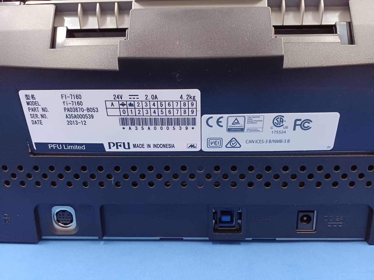 FUJITSUFI-7160-ドキュメントスキャナー Amazon | 富士通 A4両面カラースキャナ fi-7160 FI-7160 | 富士通